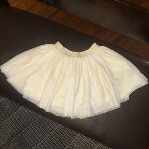 GAP Kids iridescent, cream Tulle Skirt